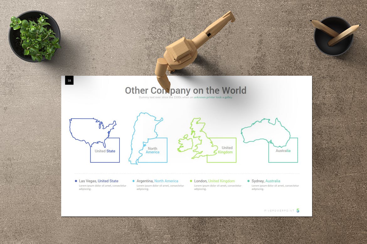 创业项目融资谷歌幻灯片设计模板 Five – Google Slides插图3