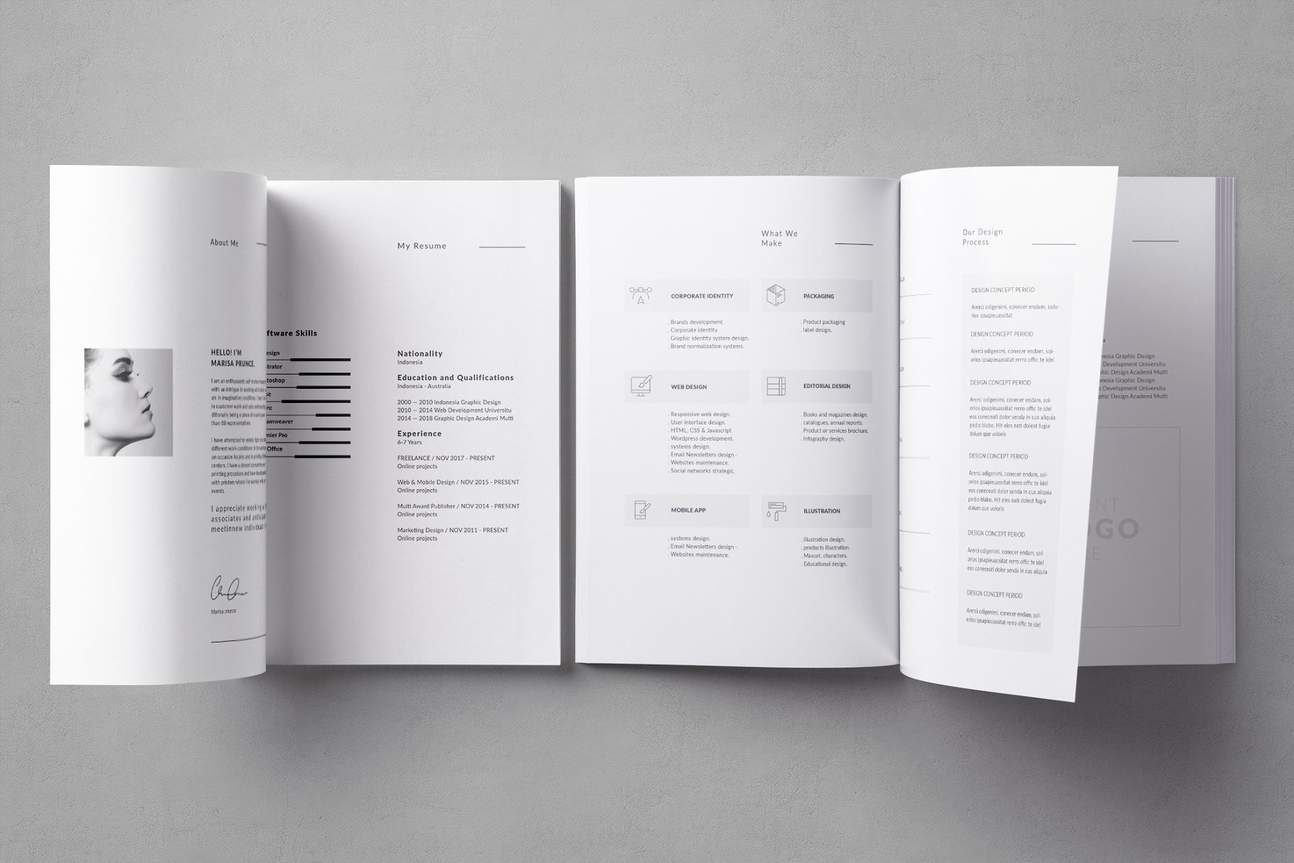 企业画册&产品手册模板 Portfolio插图(1)
