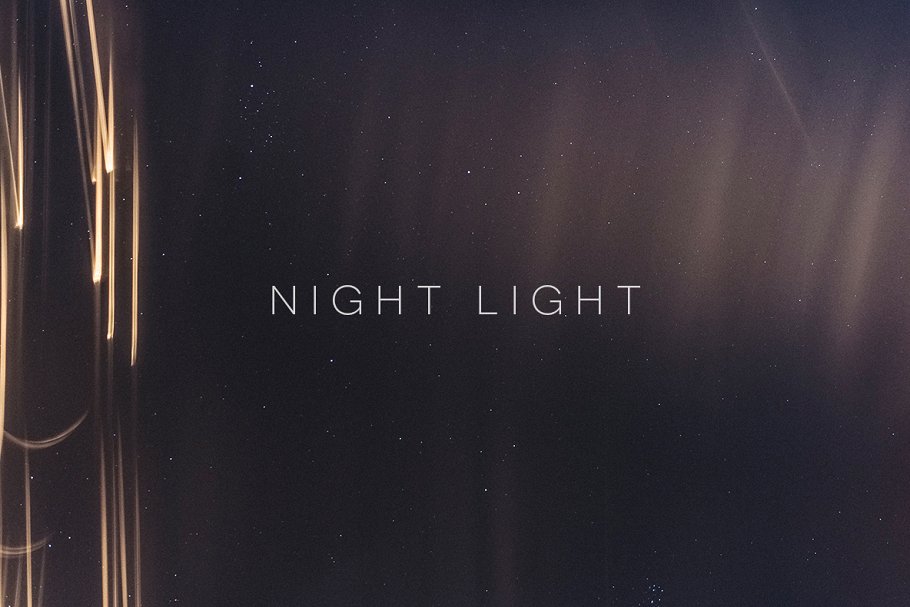 彩色抽象光线条纹纹理背景 Night Light插图9