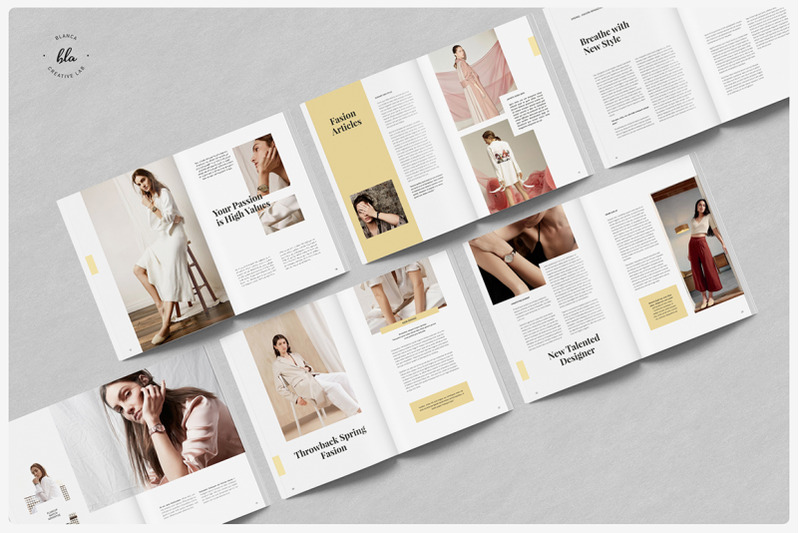 HANSLEY时尚摄影/服装杂志设计模板插图(5)
