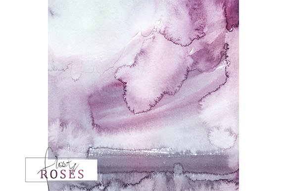 霜白玫瑰花水彩画设计素材 Frosty Roses Watercolor Flowers Set插图(29)