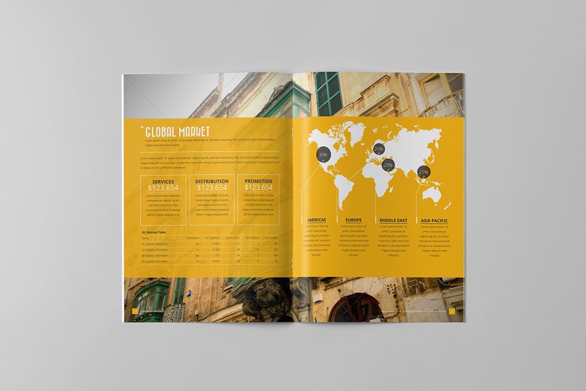 经典通用企业简介宣传画册设计模板 Business Brochure插图7