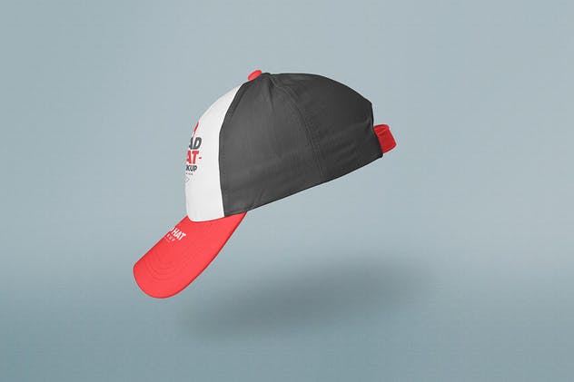 休闲棒球帽印花设计样机模板 Baseball Cap Mockups插图(4)