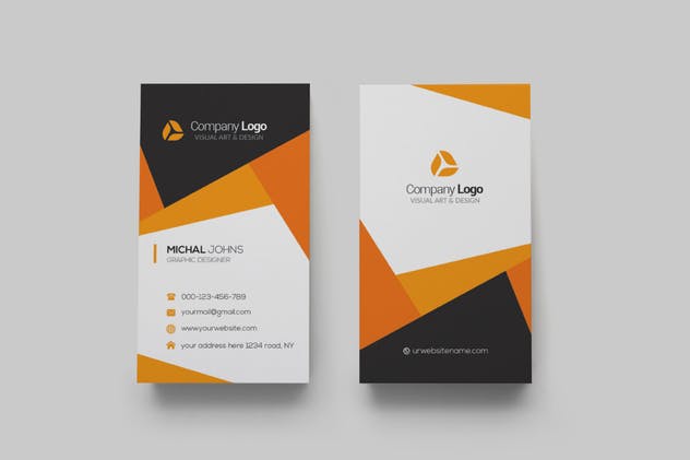 经典简约风格企业名片设计样机 Realistic Business Card Mockups for US Size插图(7)