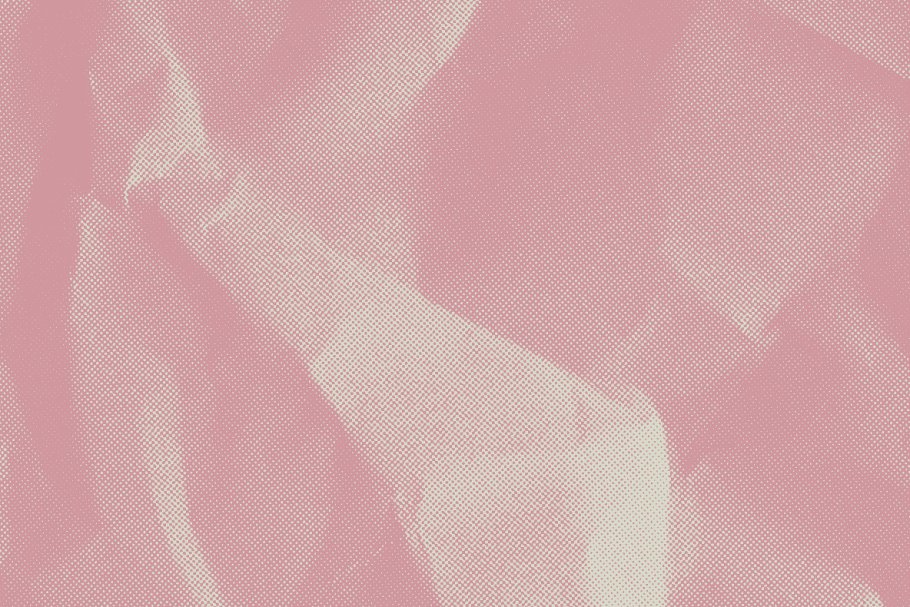 15款半色调皱褶纸张纹理 15 Crumpled Paper Halftone Textures插图3
