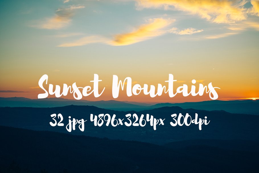 日落西山风景高清照片素材 Sunset Mountains photo pack插图(15)