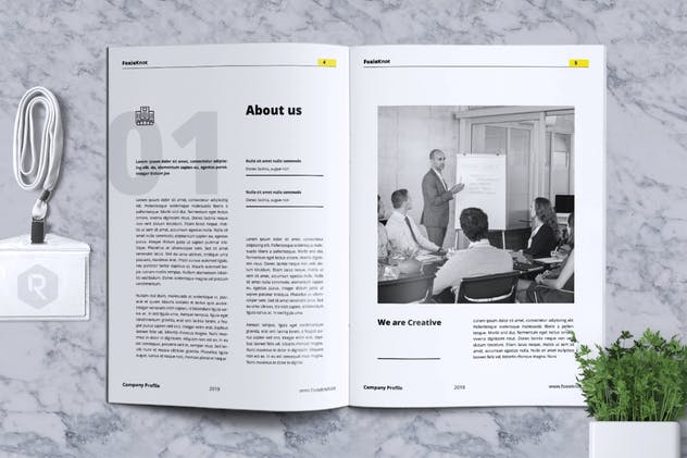 24页公司简介宣传册画册设计模板 FOXIEKNOT – Company Profile Brochure插图3