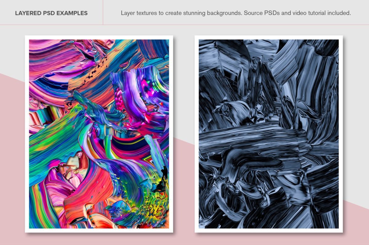 创意抽象纹理系列：抽象液态画工具包（纹理、模板、笔刷&教材）Abstract Paint Toolbox [3.12GB]插图(7)