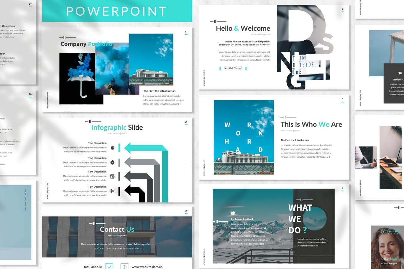 高级精美商务主题PPT模板下载 Serdana – Business Powerpoint Template插图