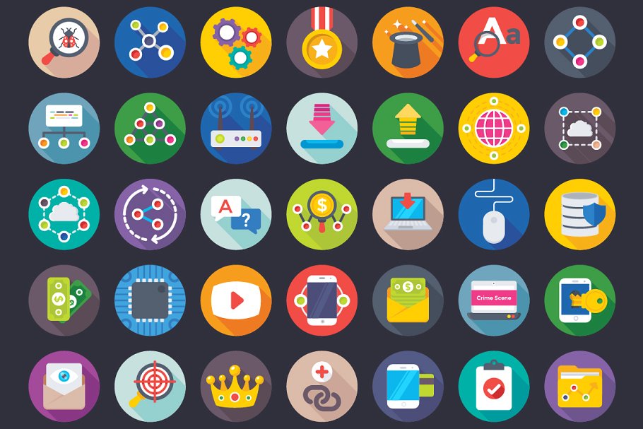 392枚SEO和数字营销图标 392 SEO and Digital Marketing Icons插图(5)