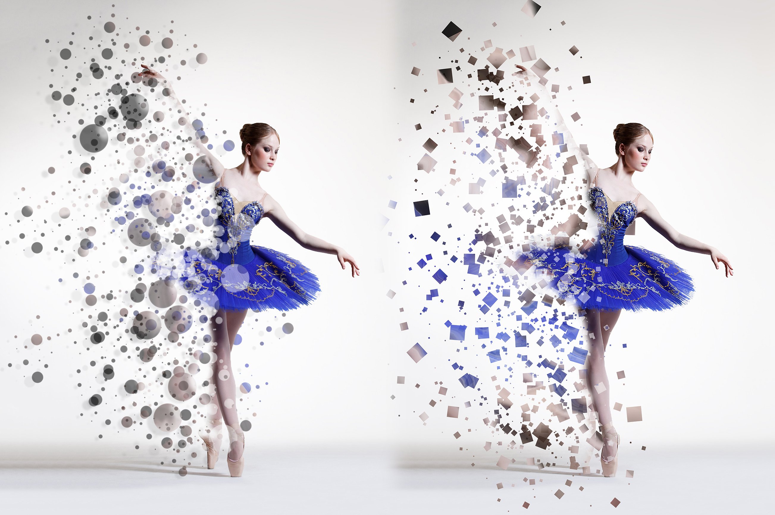 8款炫彩人像消失特效照片处理动作 8 Dispersion Actions for Photoshop插图(13)