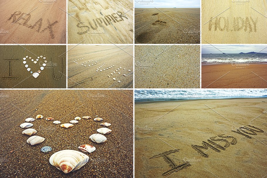 美丽沙滩海滩高清背景素材 Beach Photo Pack插图(1)