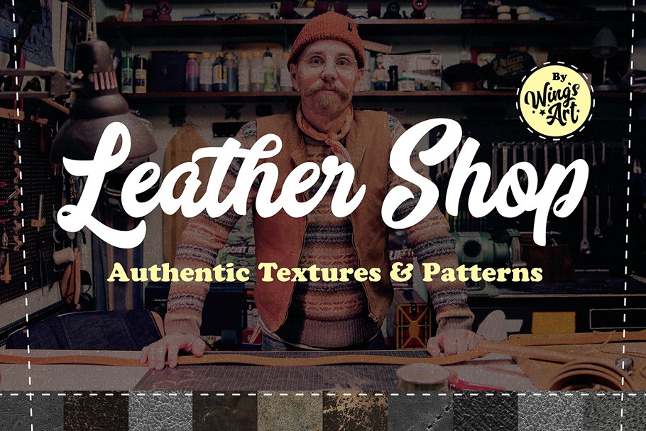 真皮纹理与图案素材 Real Leather Textures and Patterns插图