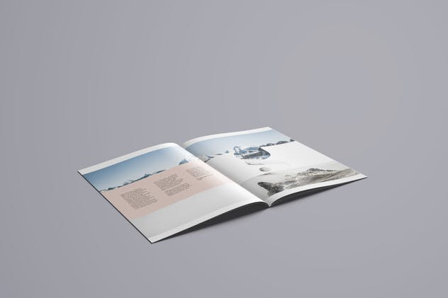 A4企业介绍宣传册样机模板 A4 Brochure Mockup插图(6)