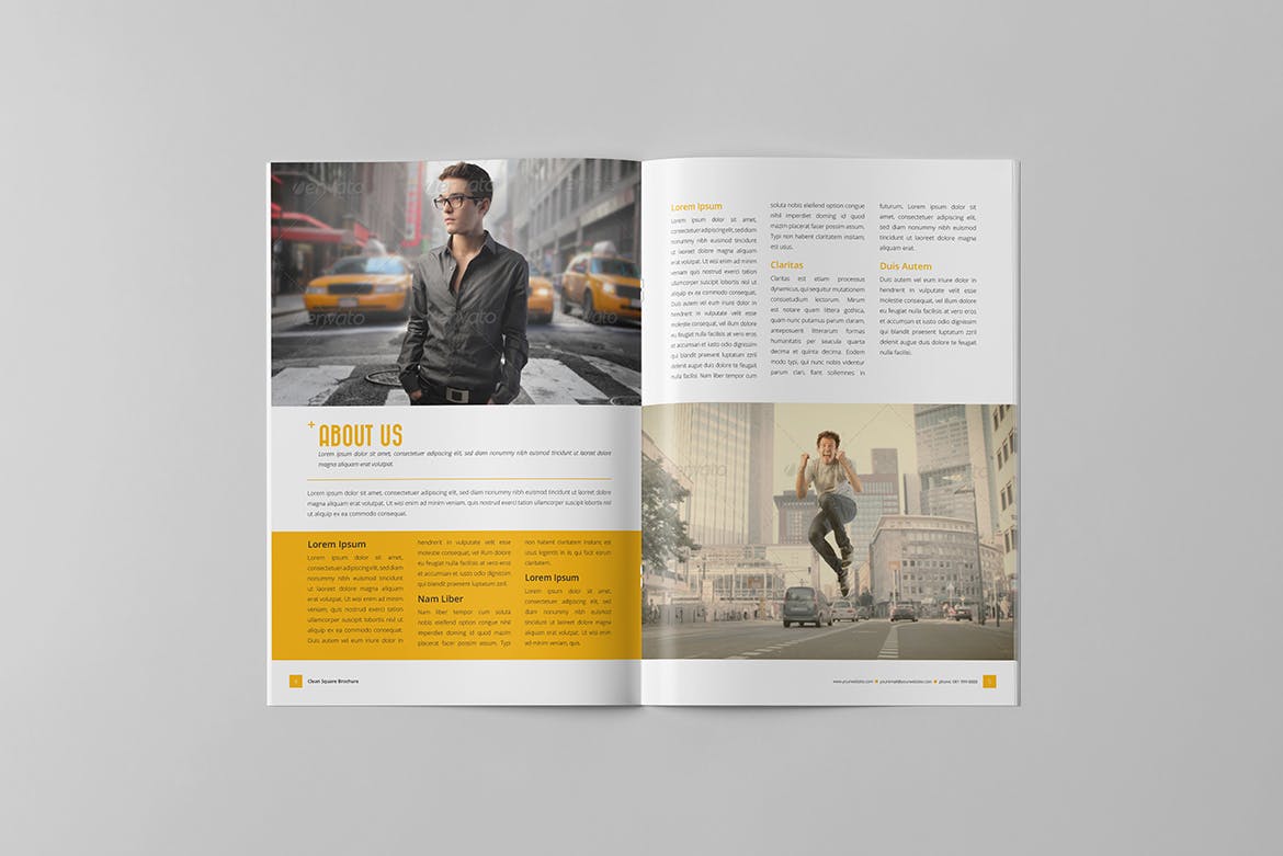 经典通用企业简介宣传画册设计模板 Business Brochure插图2