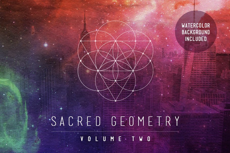 神圣几何矢量图形素材 Sacred Geometry Vector Pack Vol. 2插图