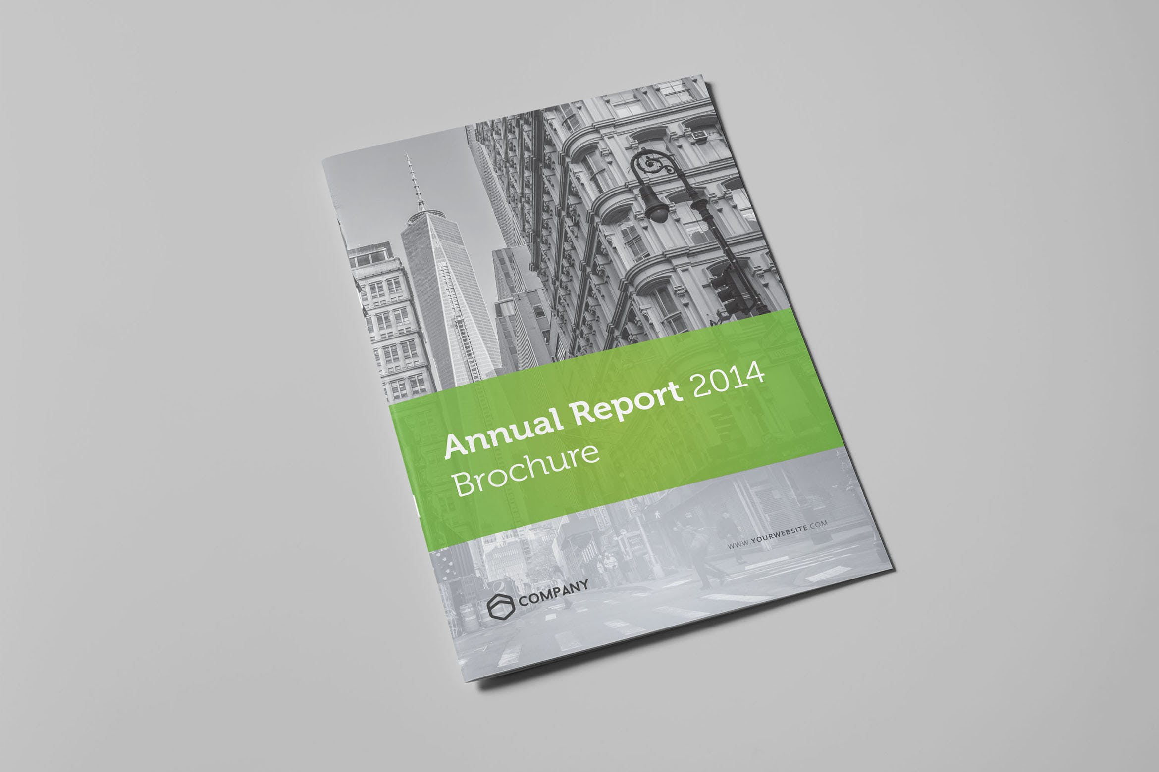 公司企业年度报告设计INDD模板素材 Annual Report 2014 Brochure插图