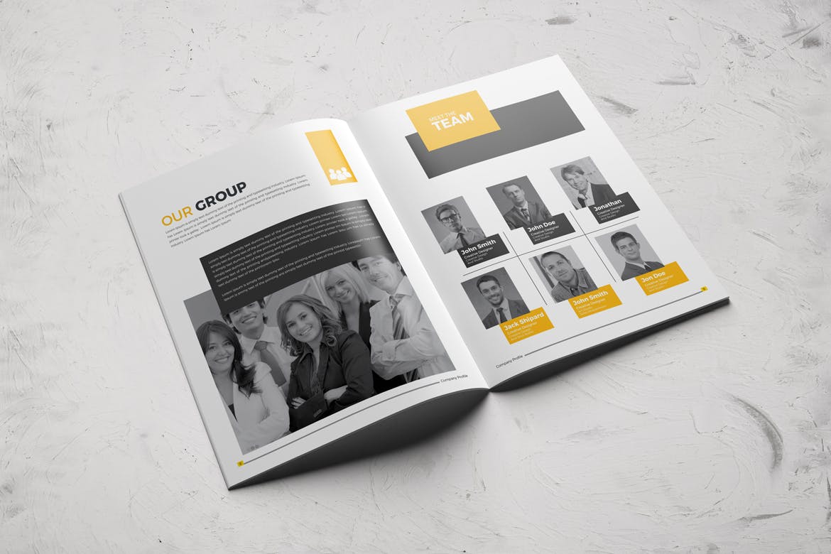 时尚高端多用途的企业形象画册手册楼书杂志设计模板（indd）插图6