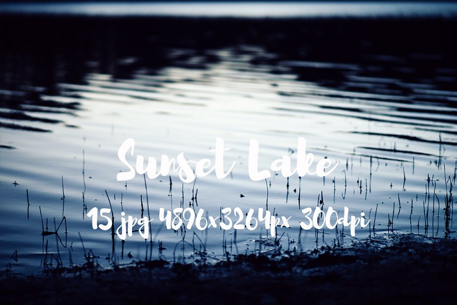 日落湖水高清照片素材 Sunset Lake photo pack插图3