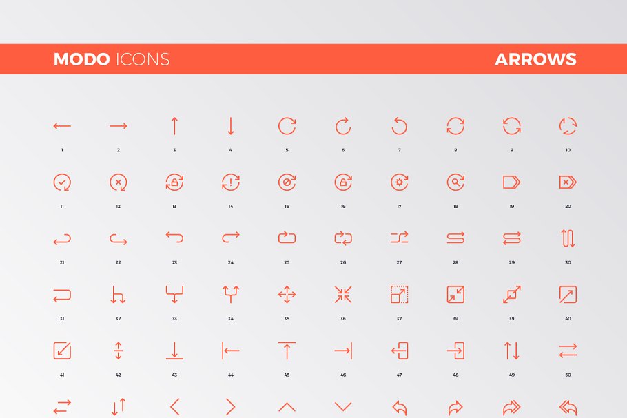 迷你图标素材合集 Modo Icons Collection插图(3)