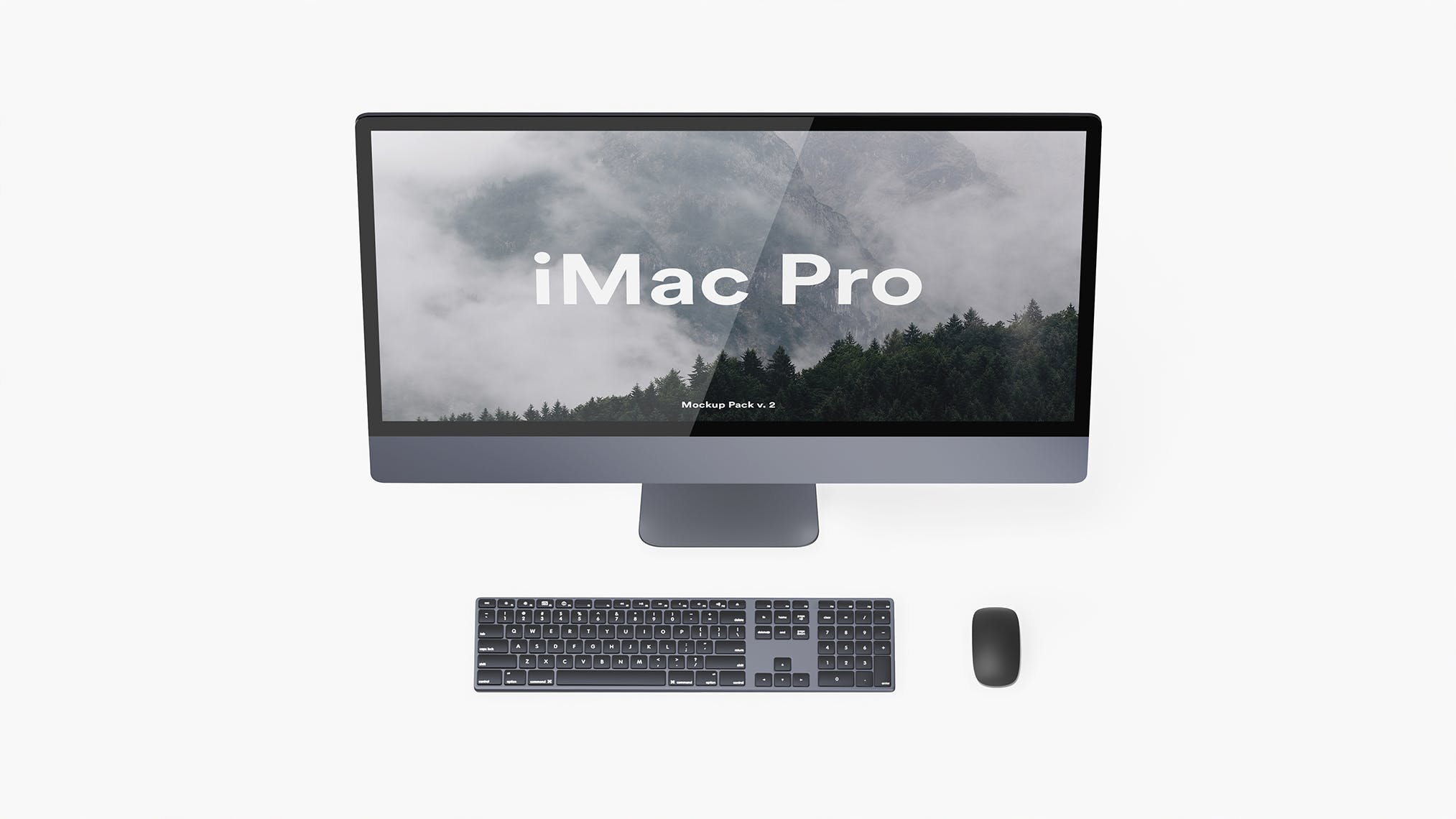5K高分辨率iMac Pro一体机多角度样机模板 iMac Pro Kit插图9