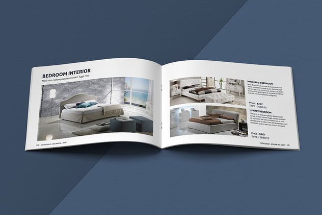 A5尺寸产品目录产品手册设计模板素材 A5 Modern Catalogue Template插图(6)
