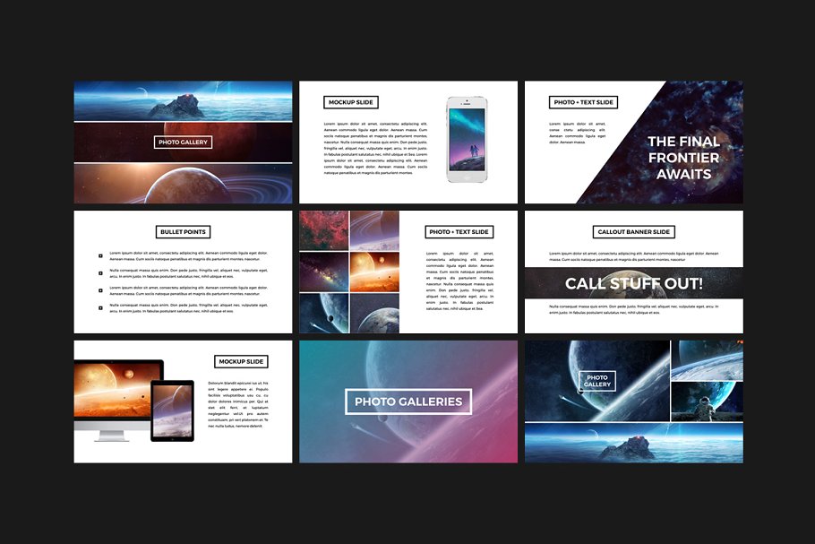 适合大量照片演示的创意 PPT 幻灯片模板 Neptune – Creative Presentation插图(5)