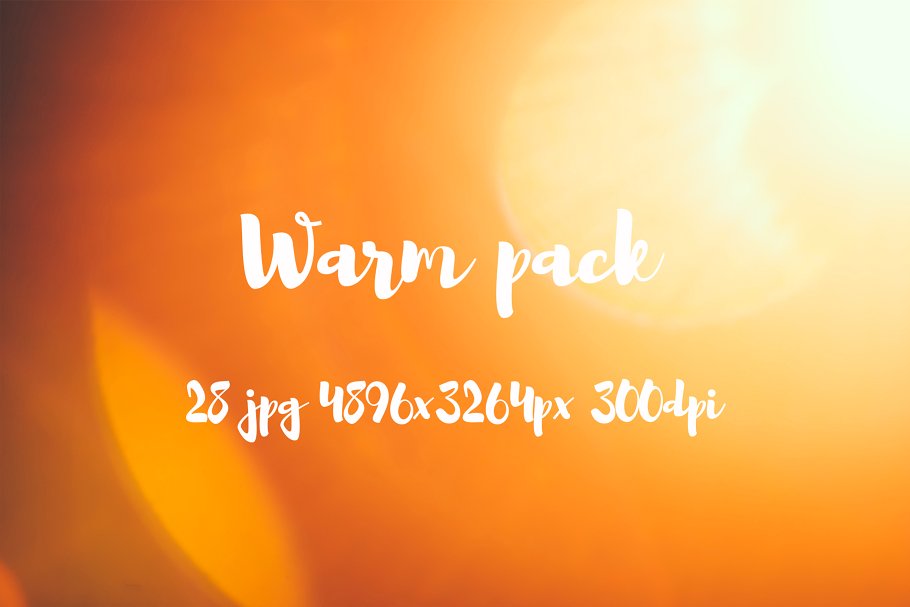 高质量温暖阳光色背景素材 Warm backgrounds pack插图10
