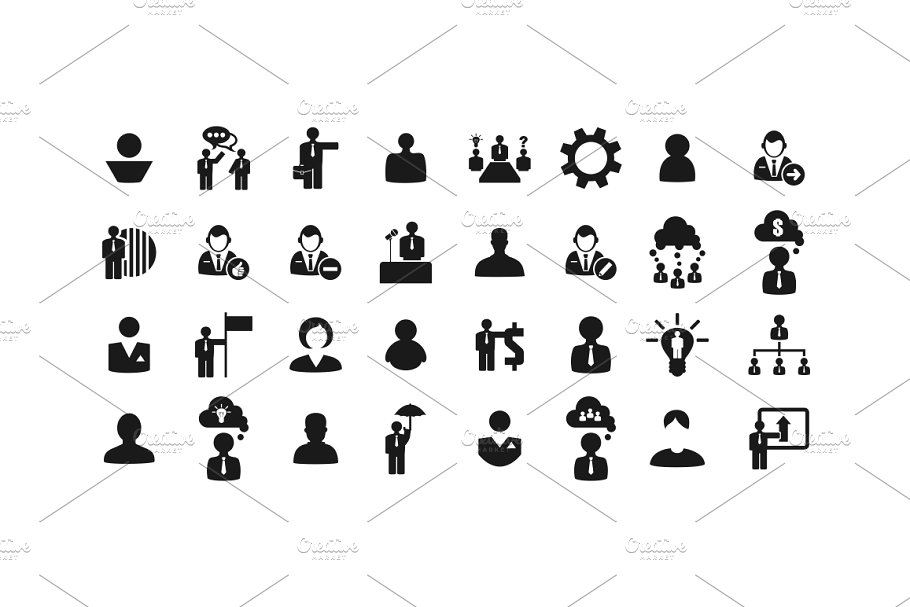 用户管理员图标合集 Collection user icons2插图(2)