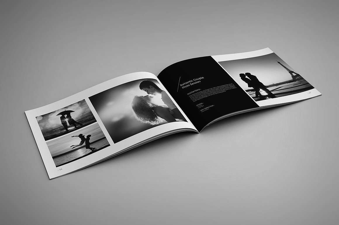24P专业简洁现代的摄影画册手册杂志楼书设计模板插图9