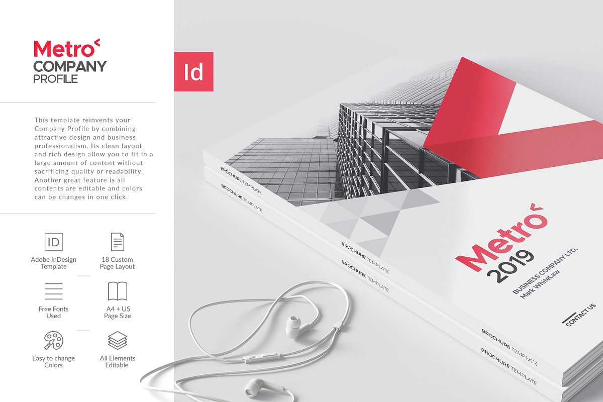 极简主义企业品牌简介宣传册设计模板插图(4)