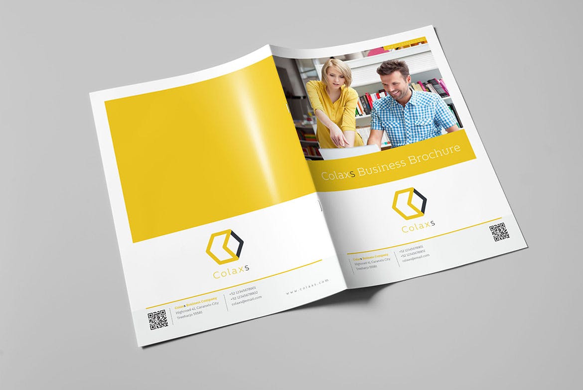 商业手册/企业品牌画册设计模板素材 Colaxs Business Brochure插图10