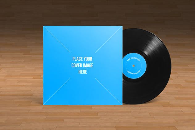 黑胶唱片&专辑封面样机套装 Vinyl Record & Album Cover Mock-ups – Party Pack插图(7)