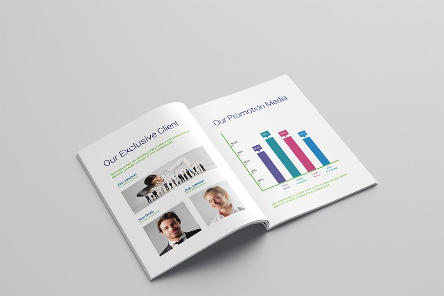 多用途A4商业投资理财手册设计模板插图(5)