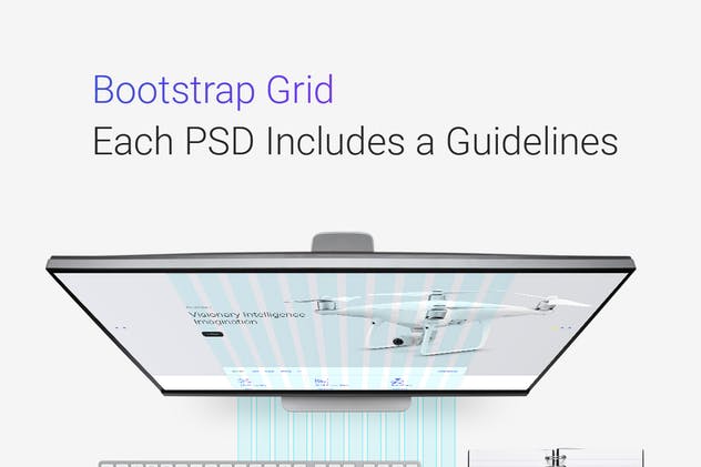 小型电子商务网上商城设计PSD模板 Bzzz – Gadgets eCommerce PSD Template插图(2)