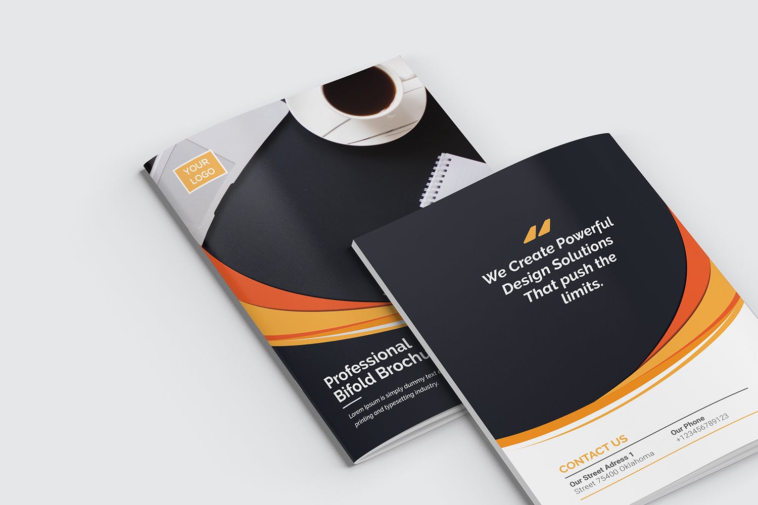 企业宣传画册/企业项目推介书设计模板 Bifold Brochure插图(6)