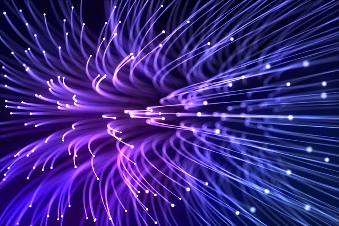 高清高科技主题光纤背景图片素材 Fiber Optic Background插图2