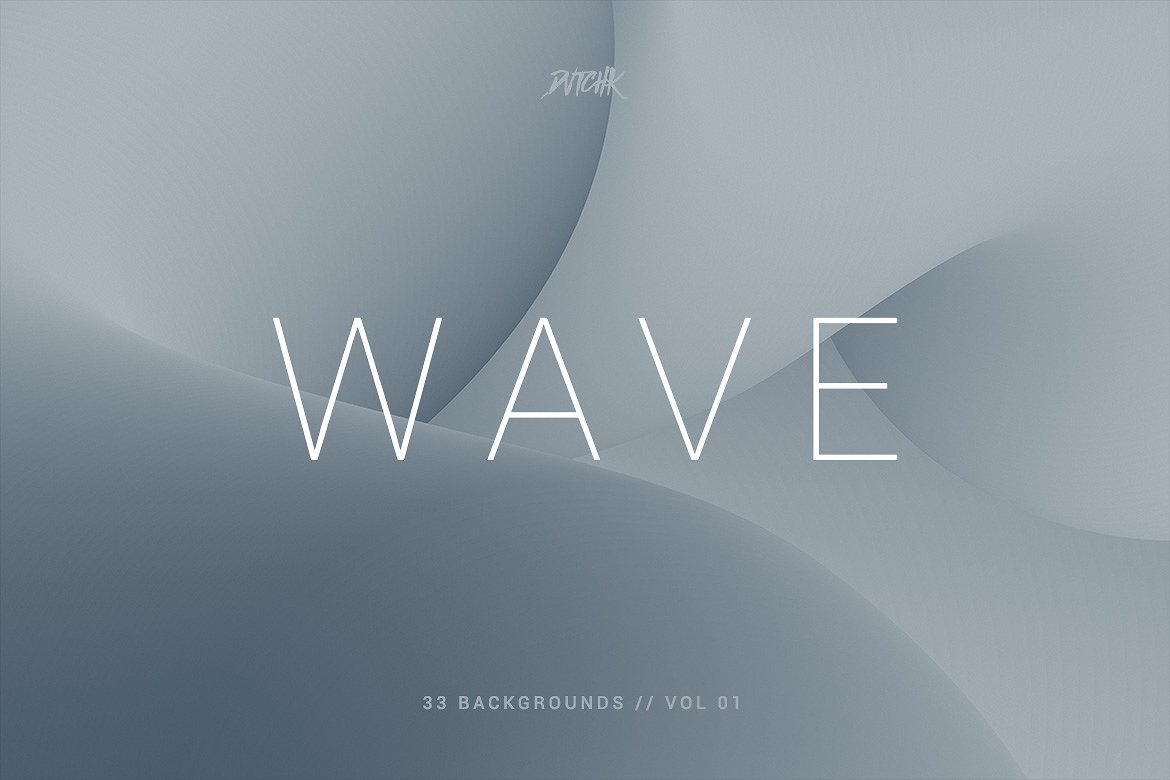 平滑渐变波纹背景v1 Wave | Smooth Backgrounds | Vol. 01插图(4)