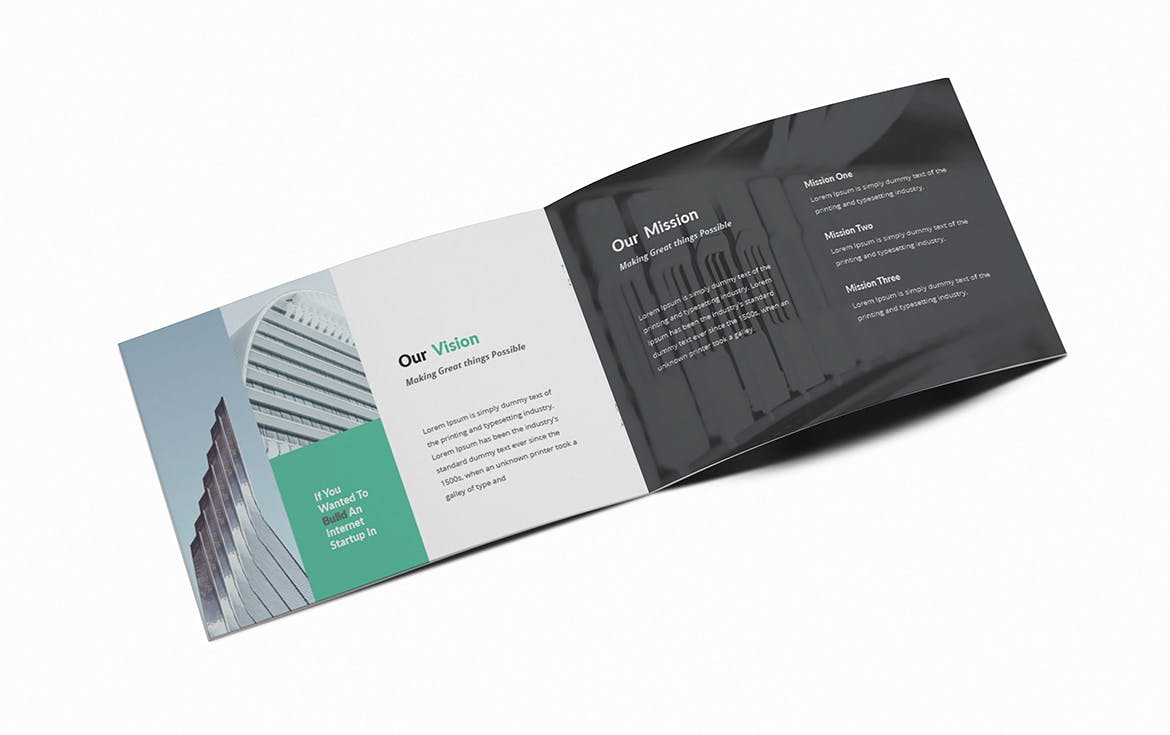 A5尺寸规格横版产品手册公司画册设计模板 ISP A5 Brochure Template插图4