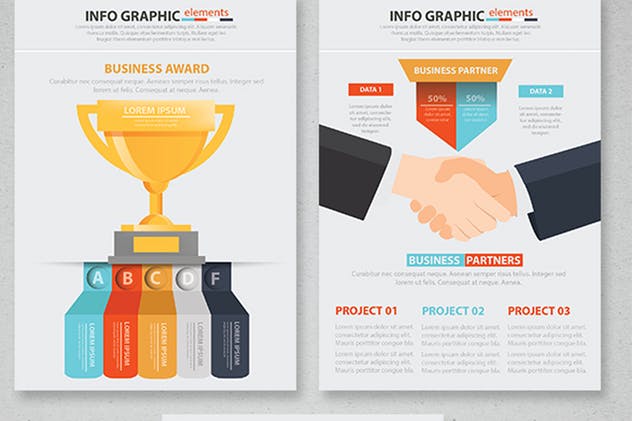 25页商业项目启动信息图表设计模板 Business Start Up Infographic Design 25 Pages插图(8)