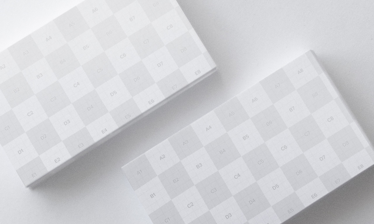 名片设计图效果预览样机模板01 Business Card Mockup 01插图1