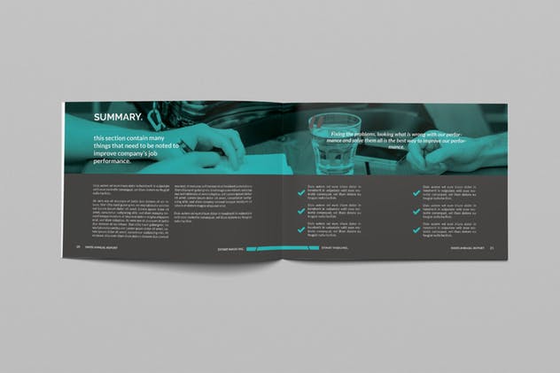 部门/企业/行业年终报告画册设计模板 Annual Report插图10