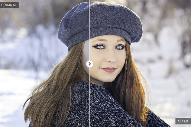 50款冬景冬天照片后期处理LR调色预设 50 Winter Lightroom Presets插图(8)