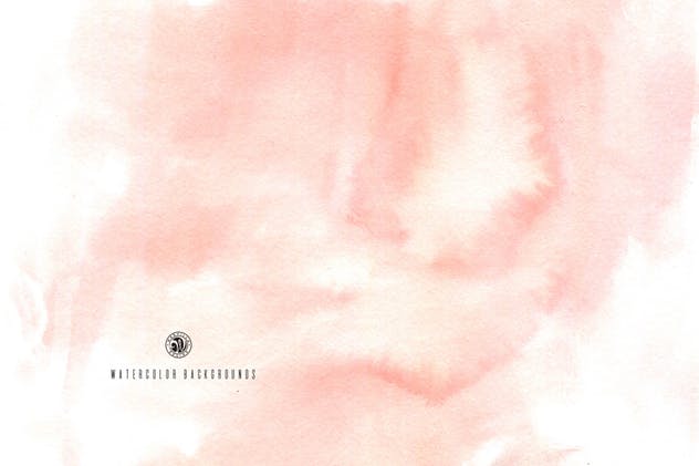 粉红色水彩背景素材 Watercolor Pink Backgrounds插图(2)