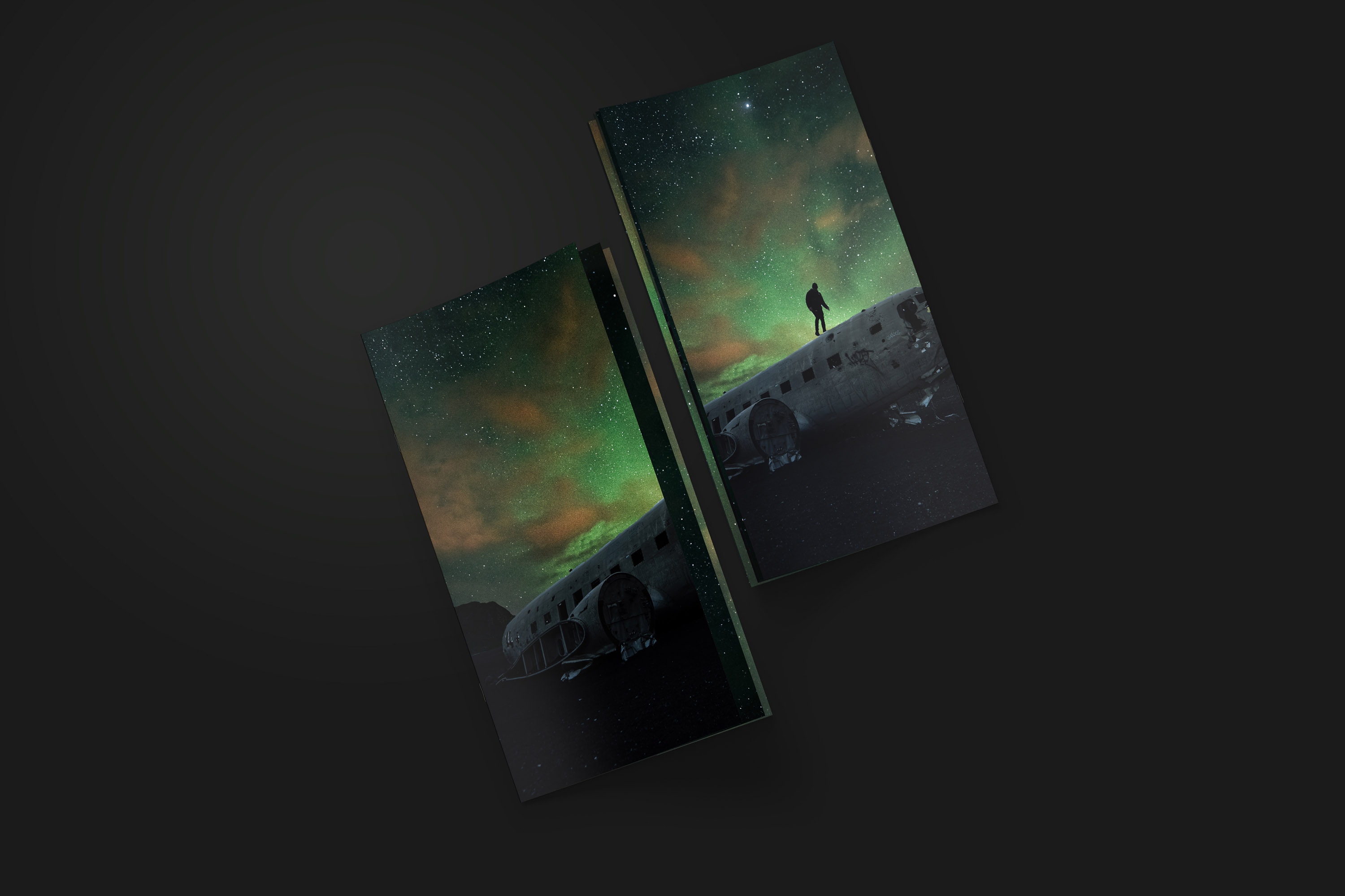 薄册子记事本封面封底设计样机03 Thin Booklet Mockup 03插图3