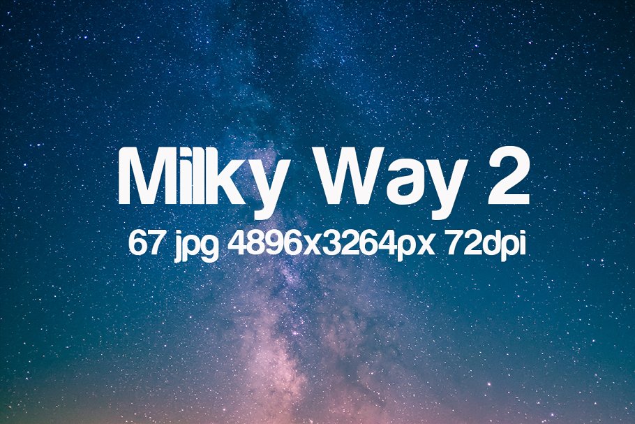 超高清极光星空背景素材 Milky Way photo pack 2插图(4)