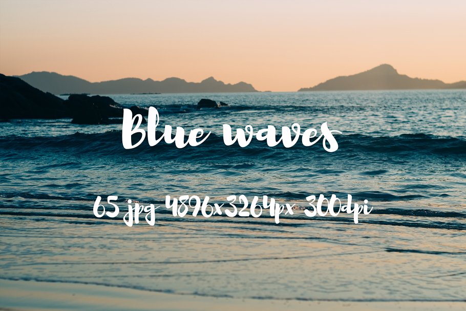 湖光山色高清照片素材 Blue waves photo pack插图17