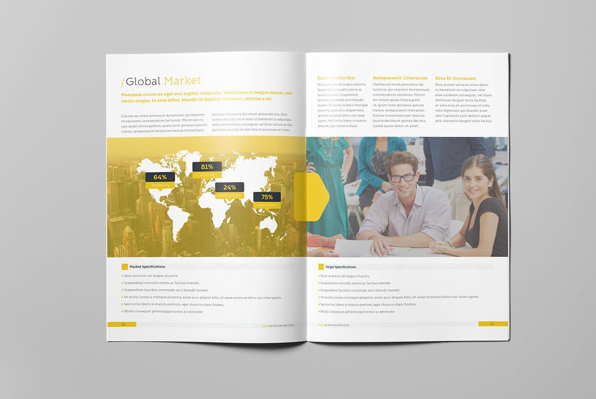 商业手册/企业品牌画册设计模板素材 Colaxs Business Brochure插图(7)
