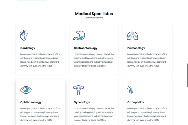 治疗研究所医院网站PSD模板 Medical: Treatment Institute Hospital PSD Template插图(7)