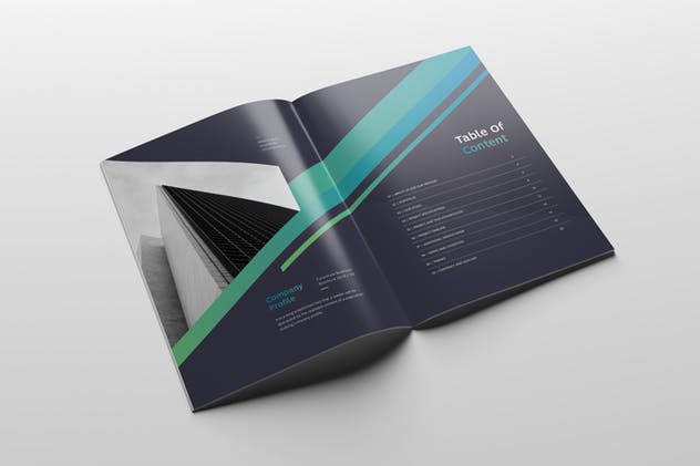 简约现代多用途宣传画册设计模板 Clean & Modern Multipurpose Brochure插图1